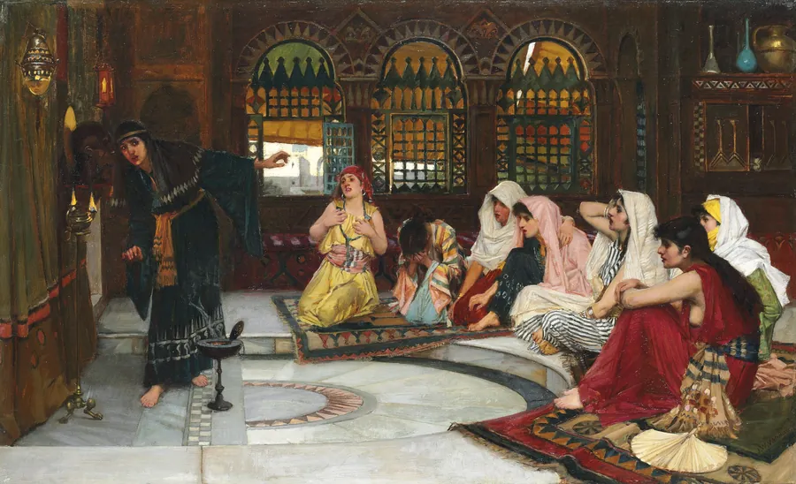 Consulting the Oracle, a painting by John William Waterhouse